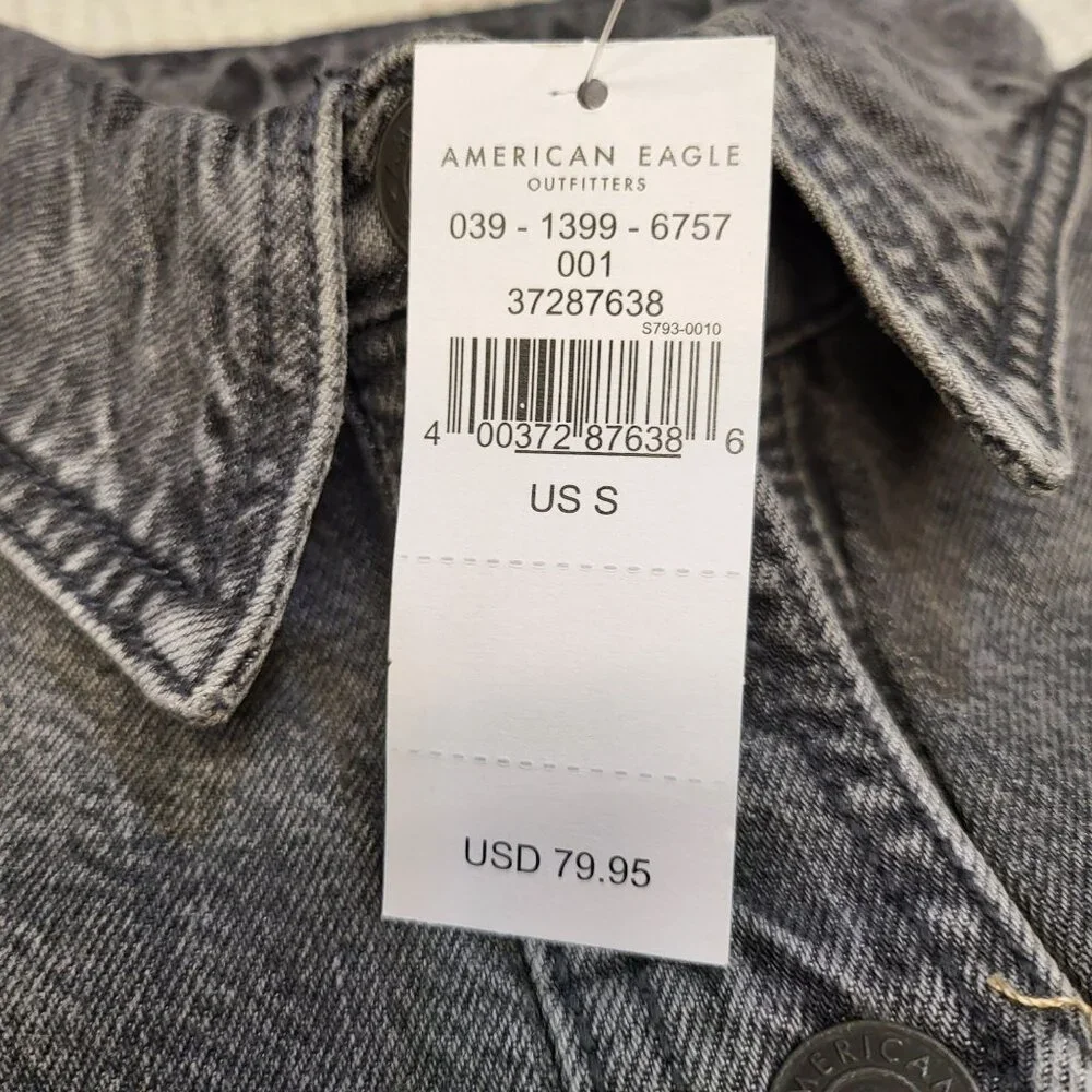 American Eagle Outfitters Womens Button-Down Denim Shirt Dress S/P NWT MSRP 79 - Picture 9 of 16